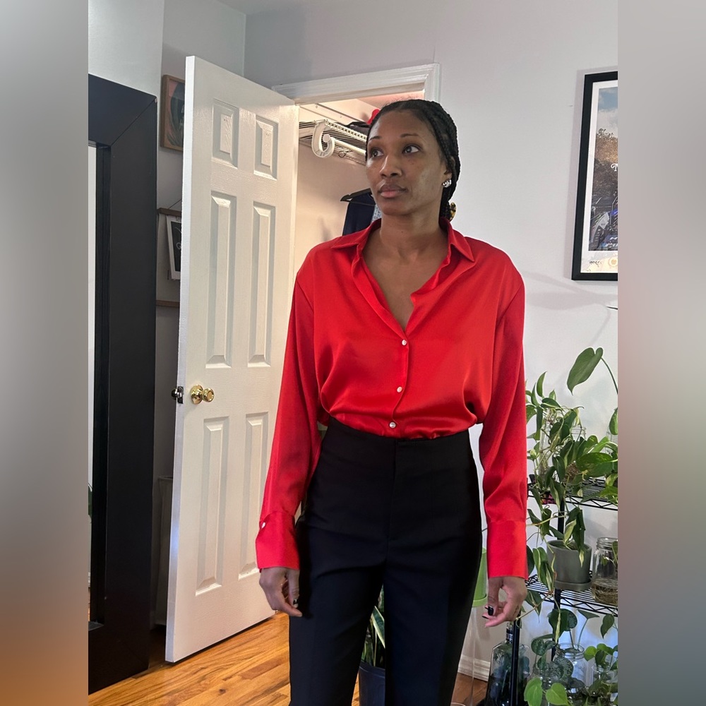 Satin blouse